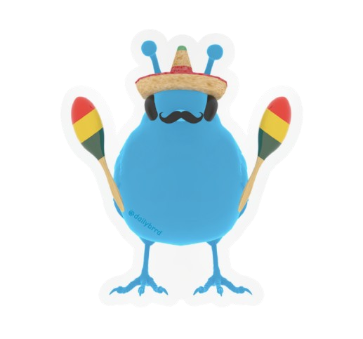 Sticker: BRRD Amigo Blue ET