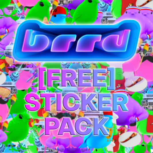 [FREE] BRRD Sticker Pack