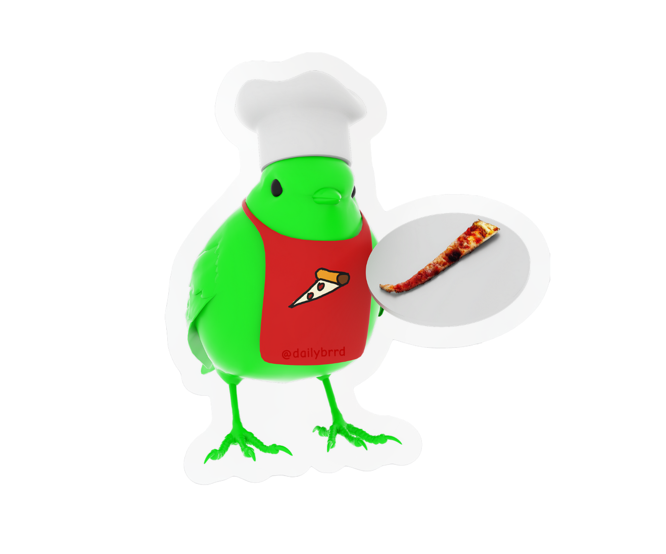 Sticker: Pizza BRRD