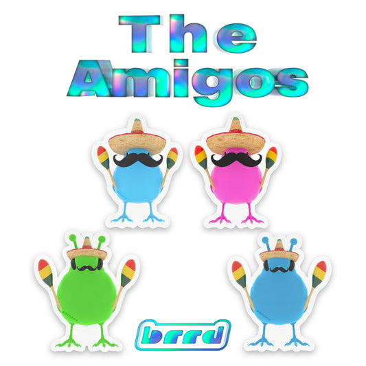 BRRD Stickers: The Amigos